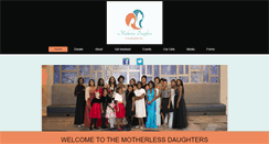 Desktop Screenshot of motherlessdaughtersfoundation.org